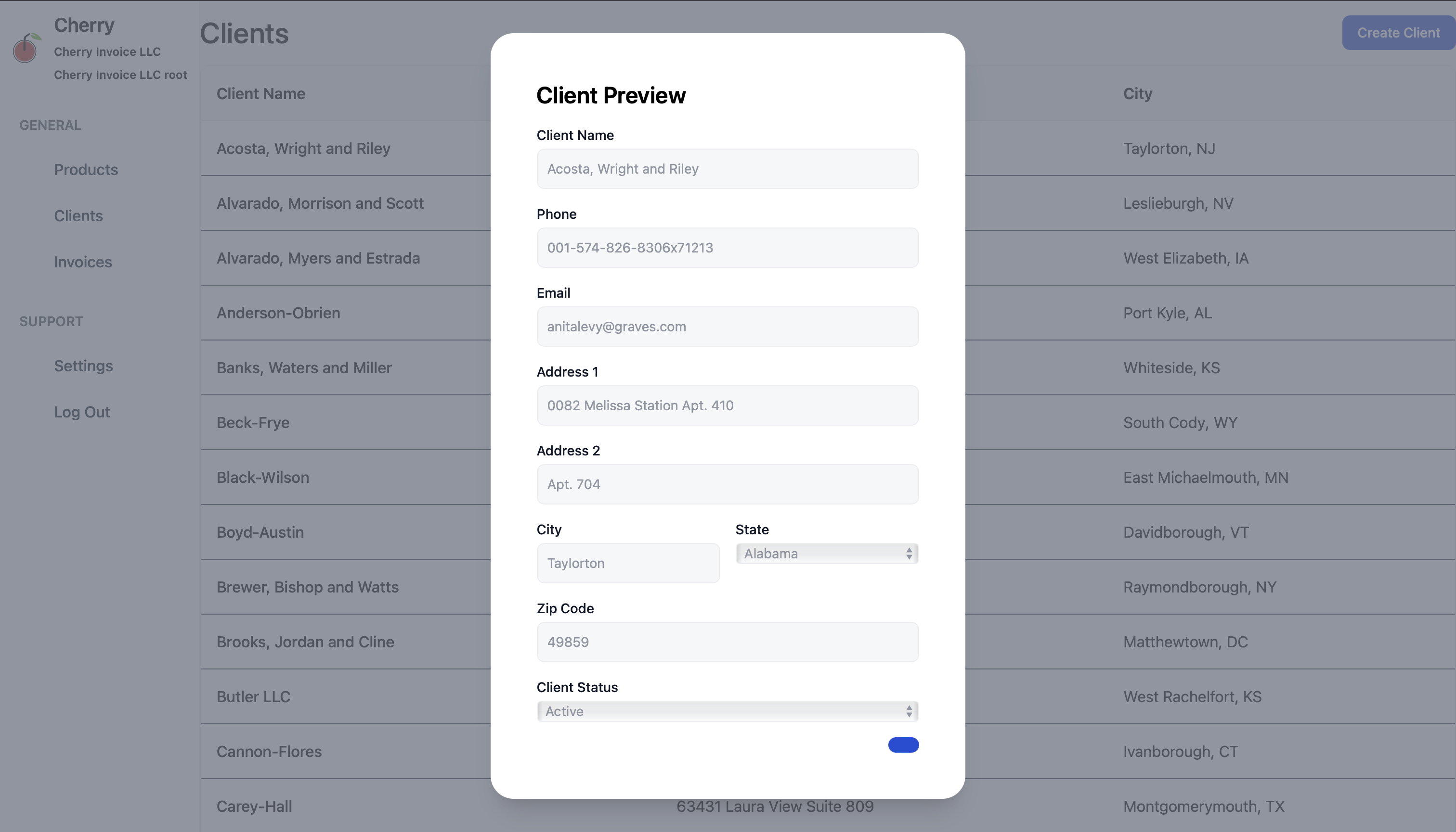 Clients Feature