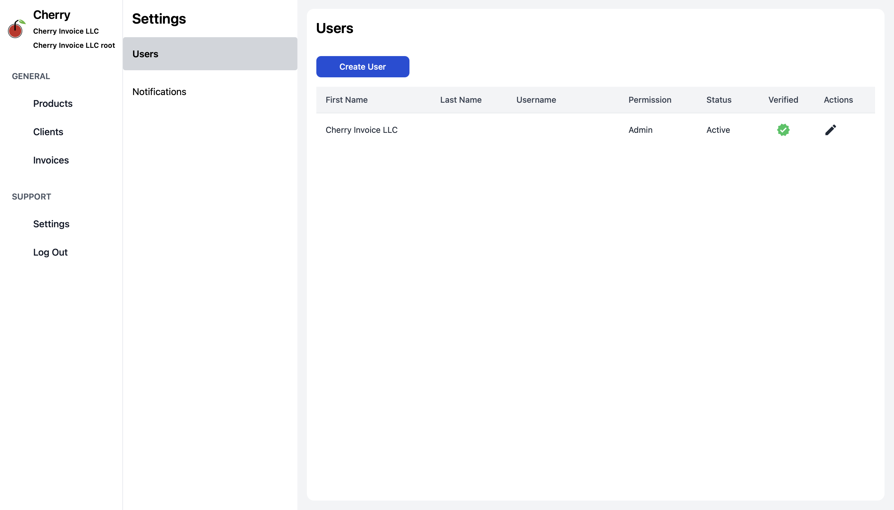 User Settings
